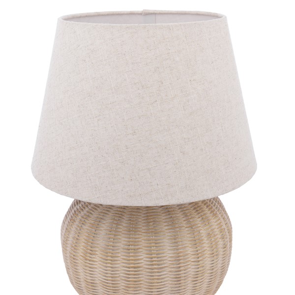 (image for) Laura Ashley Fernhill Table Lamp Matt Cream With Shade